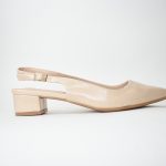 Πέδιλα Λουστρίν με Χαμηλό Τακούνι LT2526 Beige/Μπεζ