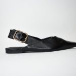 Πέδιλα Φλατ Λουστρίν D177 Black/Μαύρο